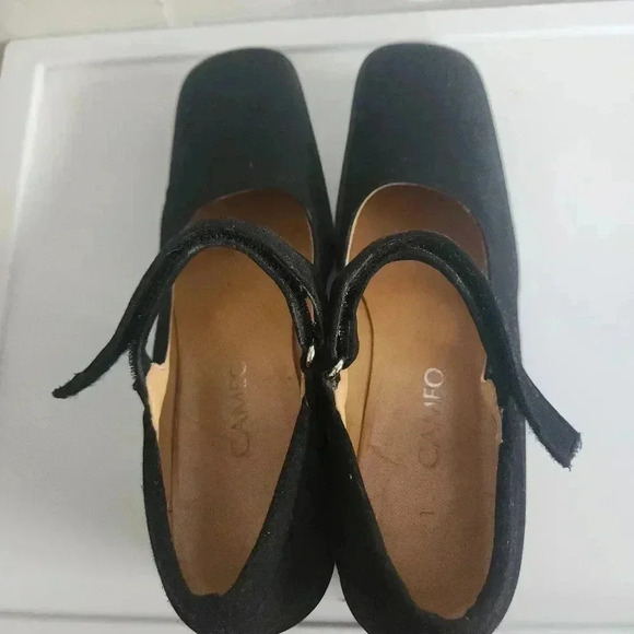 Handmade Cameo Mary Jane wedge shoes made in Spain - Picture 6 of 6